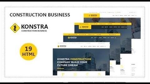 Konstra - Construction Business HTML Template | Themeforest Templates