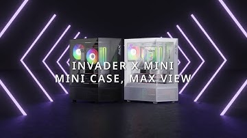 XPG INVADER X MINI – MINI CASE, MAX VIEW
