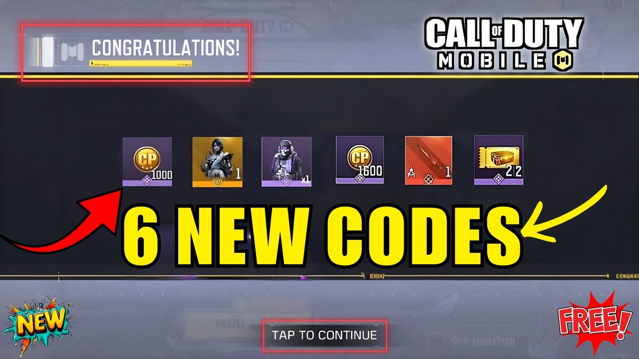 ⚠️ EXCLUSIVE CODES ⚠️ REDEEM CODE CODM 2026 | CALL OF DUTY MOBILE ...