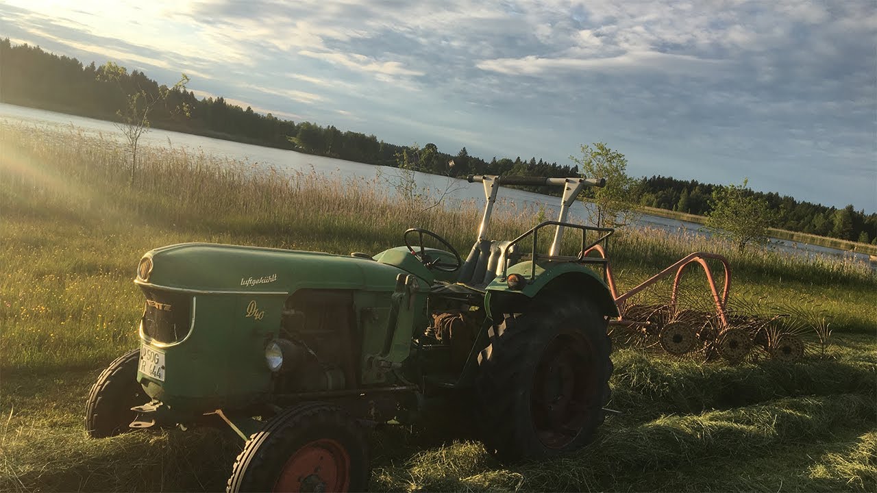 Heuschwaden Mit Deutz D 40.2 | Oberbayern