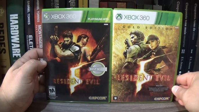 Resident Evil 5 Gold Edition - Jogo XBOX 360 Mídia Física