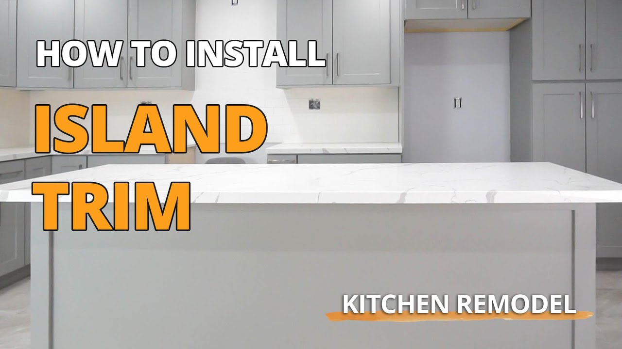 How To Build An Island Trim For Shaker Style Cabinet YouTube