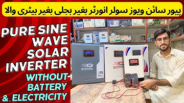 Pure Sine Wave Solar Inverter For Home Without Electricity And Battery | Testing And Review