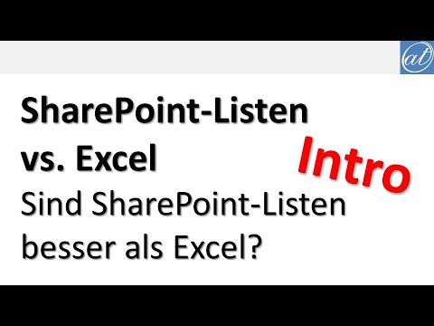 SharePoint-Listen - Intro - Sind SharePoint-Listen besser als Excel?