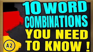 10 Important German Word-Combinations to sound more German