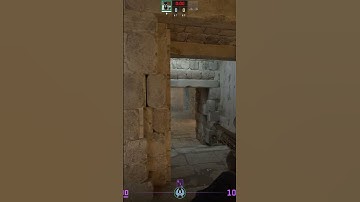 Self Pop Flash For KIll CAVE On Ancient In CS2 #cs2 #shorts