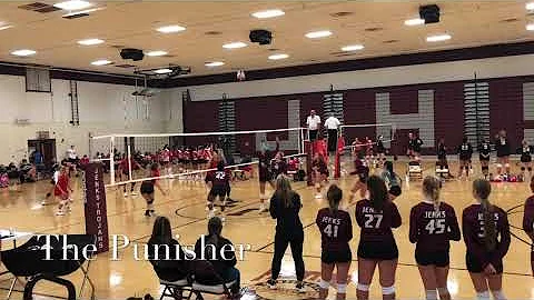 Audrey Wright Jenks Volleyball 2020 pt.1