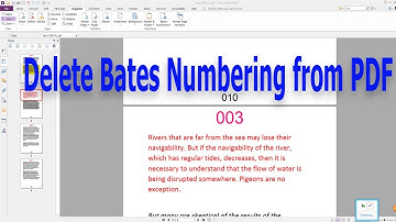 How to Delete Bates Numbering from PDF using Foxit PhantomPDF