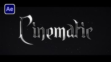 Cinematic Text Reveal in After effects - After Effects Tutorial: No Plugins | Free Projects