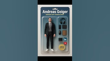 Andreas Geiger - Senior SAP Consultant, as action Figure #shorts #sap #erpup