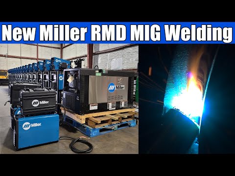 New Miller RMD Mig Welding on Pipe