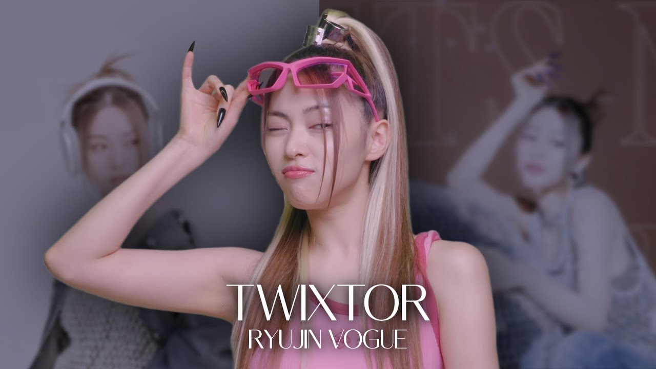 SLOWMO Twixtor Ryujin VogueMeets photoshoot clips for edits 2k 4k itzy