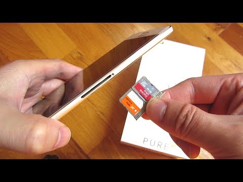 BLU Pure XR | SIM Card | microSD | Install Demo - YouTube