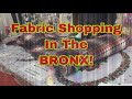 VLOGMAS #11- FABRIC SHOPPING IN THE BRONX- Fordham Road.