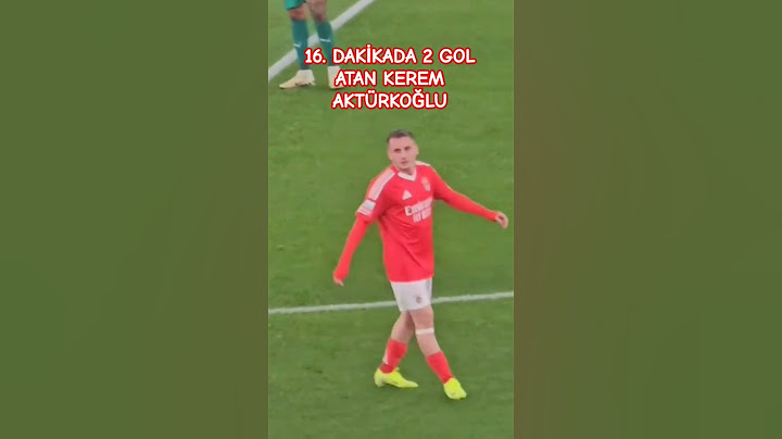 Kerem Aktürkoğlu Benfica formasıyla Rio Ave'ye 16 dakikada 2 gol birden attı.