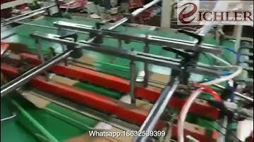 JWG semi automatic folder gluer three points lock bottom