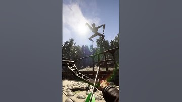 Demon Boss Bounces Out of the Cave #shorts #sonsoftheforest