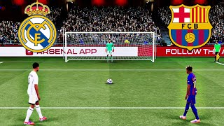 Real Madrid Vs Fc Barcelona Full Penalty Shootout Rmd Vs Bar Highlights