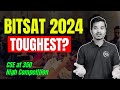 Bitsat 2024 exam toughest of all time bitsat 2024 expected cutoffs marks required for bits pilani