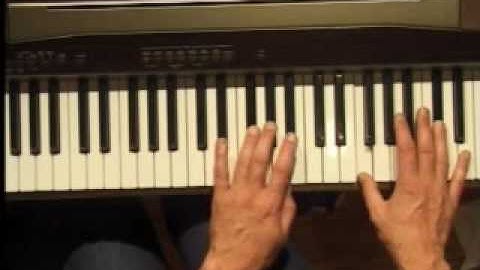 Piano Lesson - How to Play the C#/Db major scale (left hand)