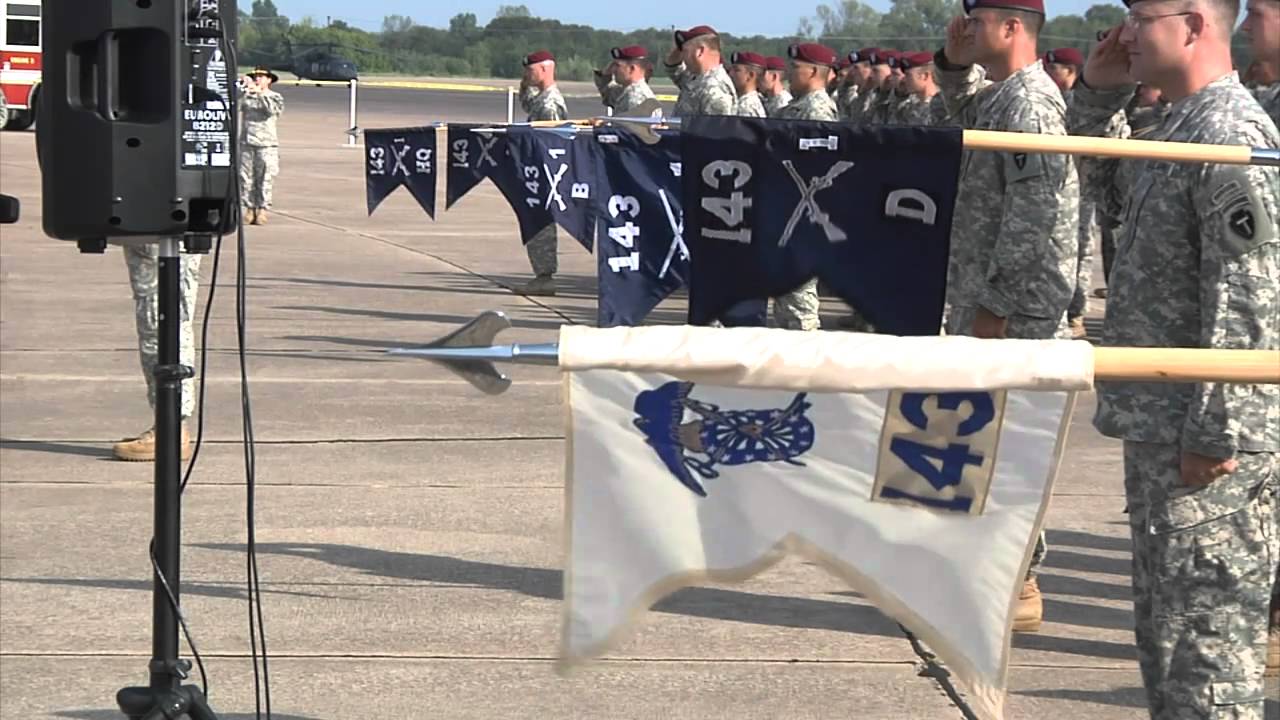 1-143rd Reactivation - The ONLY National Guard Airborne Unit Re-Activates