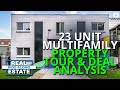 23 Unit Multifamily Real Estate Investment Property Deal Analysis & Tour | Real Estate Ride Along