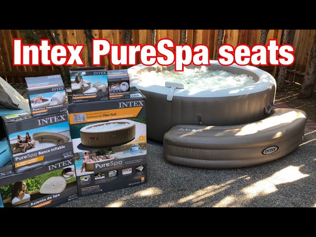 Intex PureSpa Seats Accessories for your Inflatable - YouTube