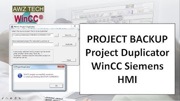 BACKUP WinCC PROJECT Duplicator WinCC Siemens HMI