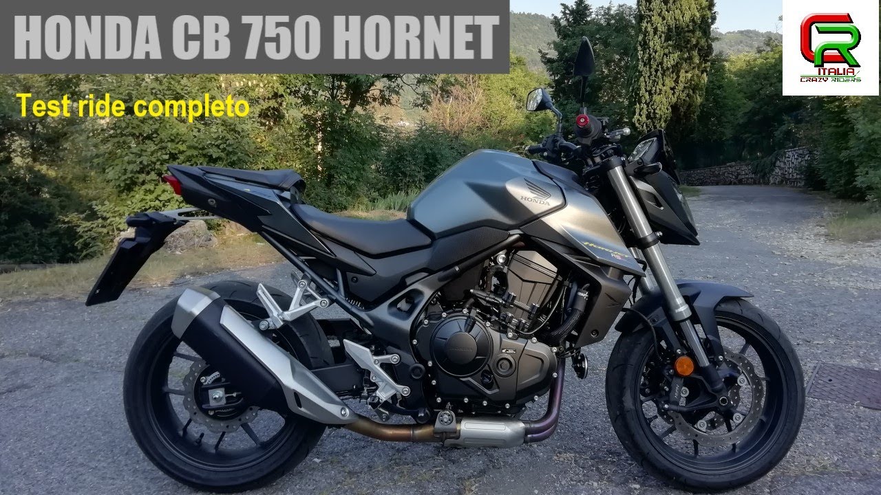 Honda Hornet 750 2023 test ride completo (English subtitles) - YouTube