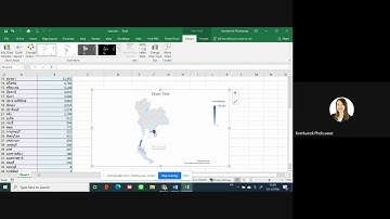 การสร้างแผนที่ด้วยExcel