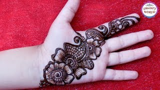 Easy Simple Arabic Henna | Easy Mehndi Design For Beginners by Jyoti Sachdeva.