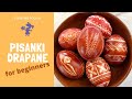 Easter Egg Scratching For Beginners - Pisanki Drapane - Polish Easter