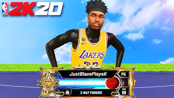 My 2-WAY FINISHER BUILD is UNSTOPPABLE in COMP STAGE on NBA 2K20