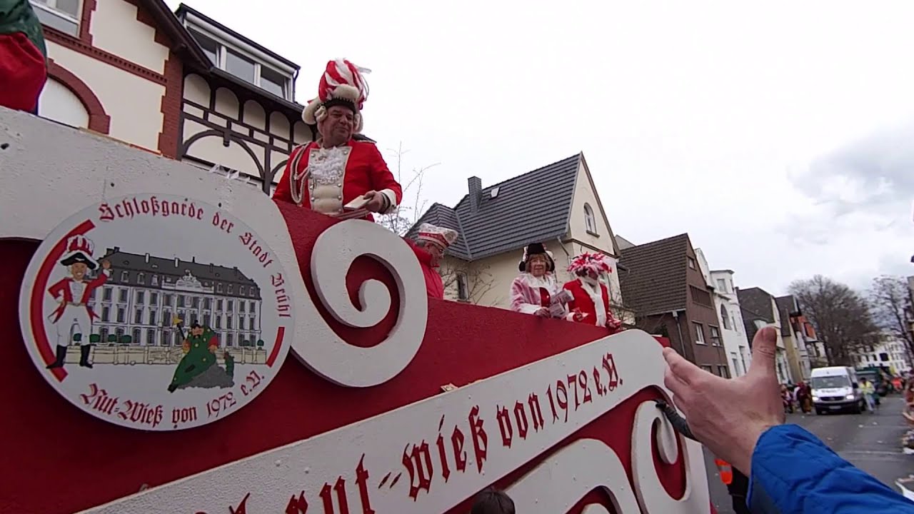 vollständiger Karnevalszug Brühl 2016