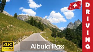 Driving in Switzerland 12: Albula Pass | Swiss Alps | 4K 60fps