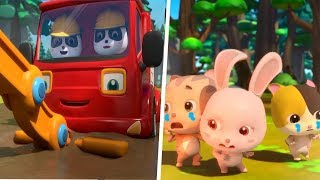 Firefighter Kiki Put out Forest Fire | Super Truck Rescue Team | Monster Car Song | BabyBus