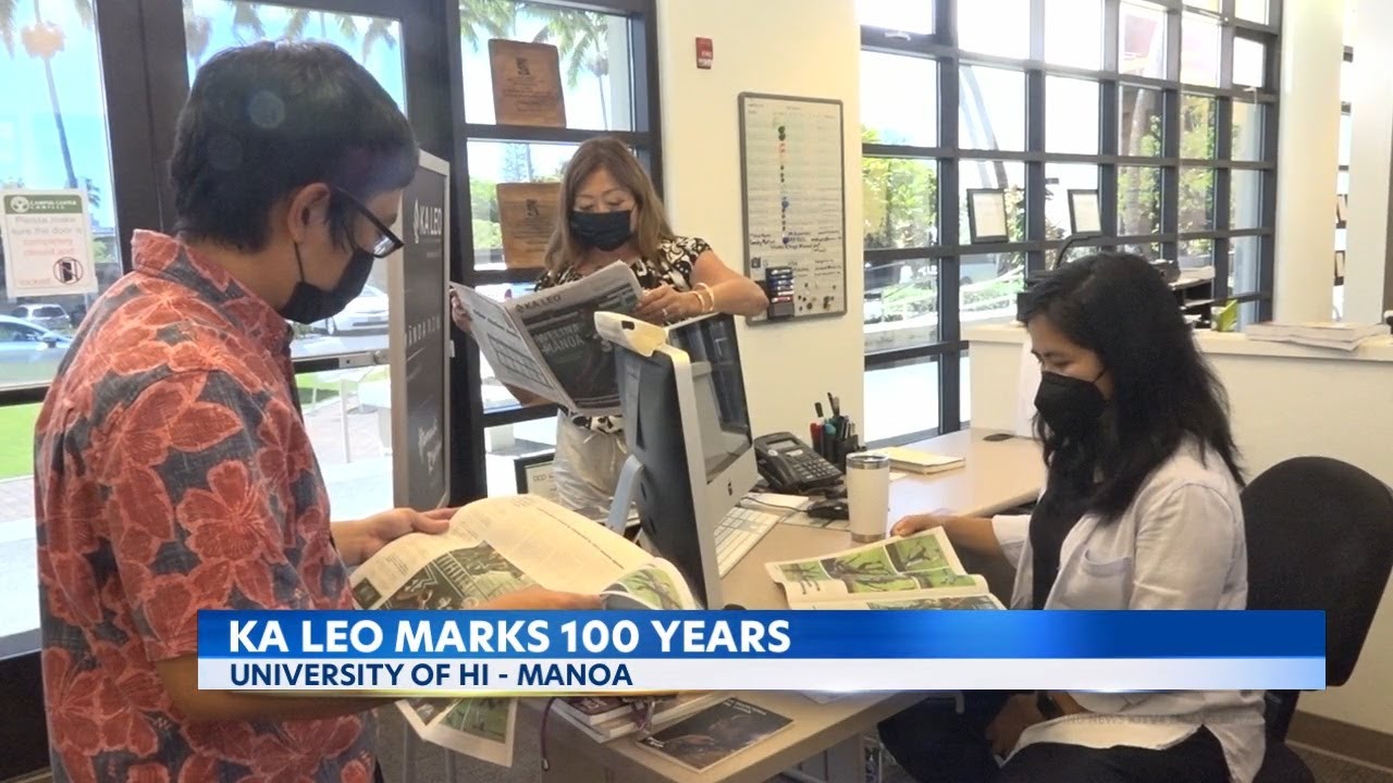 UH Manoa's Ka Leo of Hawaii celebrates 100 years launching local