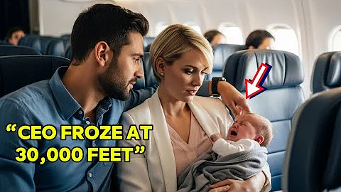 CEO Struggled With Baby Crying on Flight — Single Dad’s Shocking Move Left the Crew Speechless