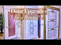 AMAZING DOOR MAKEOVERS SAFE IN A RENTAL!!! HOW TO PULL IT OFF IN A RENTAL