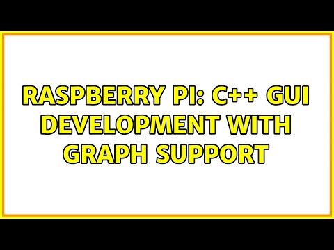 Raspberry Pi: C++ GUI development with graph support