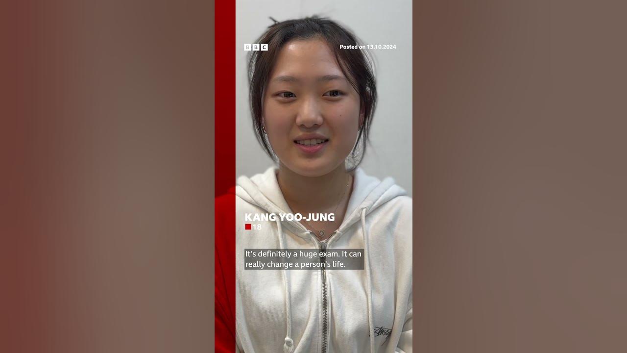 Students in South Korea sit 8 hour college entrance exam. #Exams #Students #BBCNews