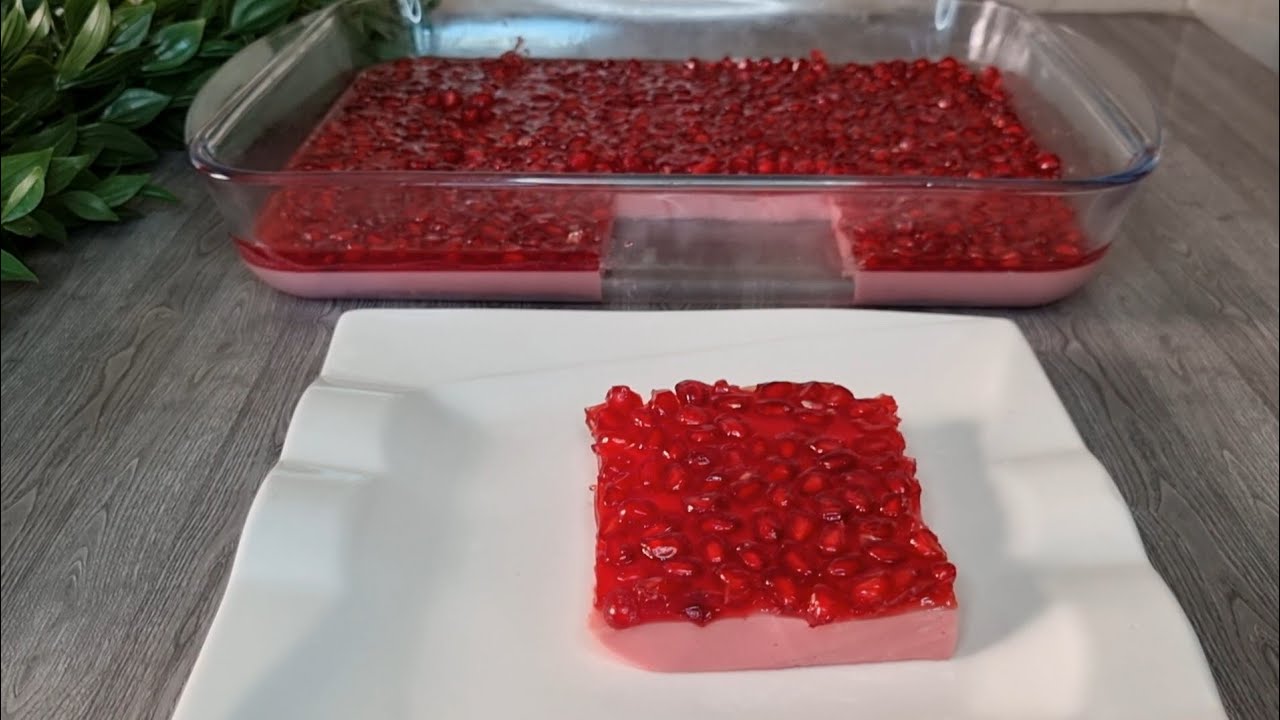 حلى الرمان بثلاث مكونات فقط