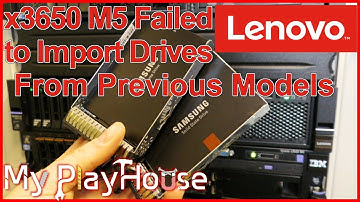 Failed to Import Drive from Lenovo x3650 M2/3 to x3650 M5 - 822