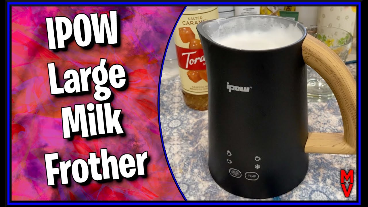 Make Excellent Coffee? IPOW Large Milk Frother