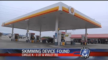 Skimming device found on local gas pump