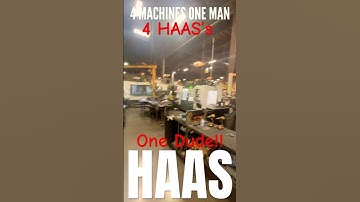 Haas CNC | Crash Course • 4 Machines | 1 Man • Pearl Jam | Black Intro • Tribute