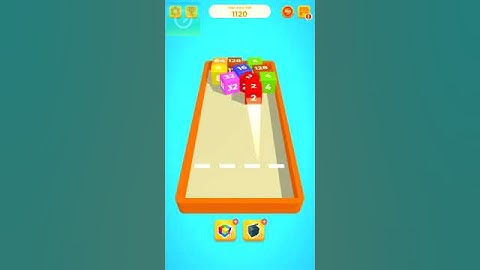 Chain Cube 2048 3 Level - Best Gameplay Walkthrough Android, iOS Games #shortvideos