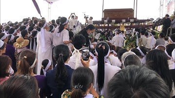 Đưa Cha Cố Giuse Phạm Thành Ra Nơi An Nghỉ ,Giáo Xứ An Nghĩa , Giáo Phận Bùi Chu , Do Đức Cha Chủ Sự