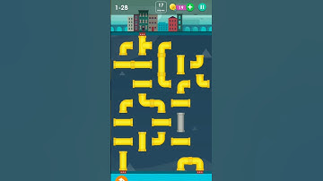 Smart Puzzles Game Pipes level 28 #Shorts