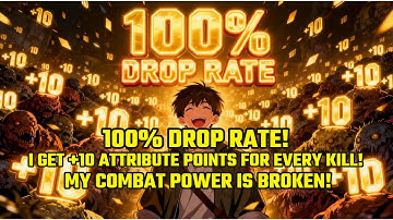 100% Drop Rate!I Get +10 Attribute Points For Every Kill! My Combat Power Is BROKEN!